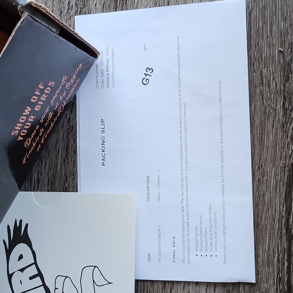 NEW Freebird Baker Cognac Boots NIB size 9 - Picture 12 of 14